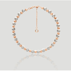 Harmony Beads Bracelet | Rose Gold & Silver Multi-Tone Bead Bracelet