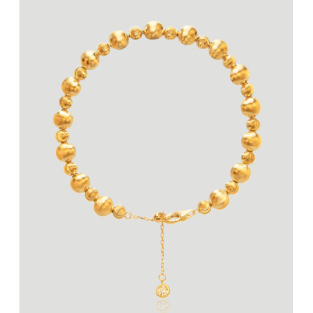 Meridian Beads Bracelet | Rose Gold & Silver Beaded Bracelet