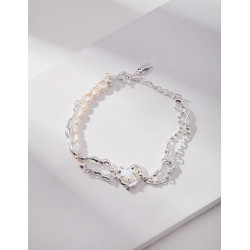 Echo Drift Bracelet | Layered Rose Gold & Silver Chain Bracelet