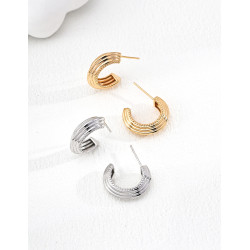 Stylish Layered Hoop Earrings