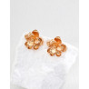 Elegant Rose Flower Stud Earrings