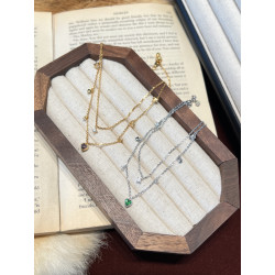 Delicate Layered Gemstone Necklace