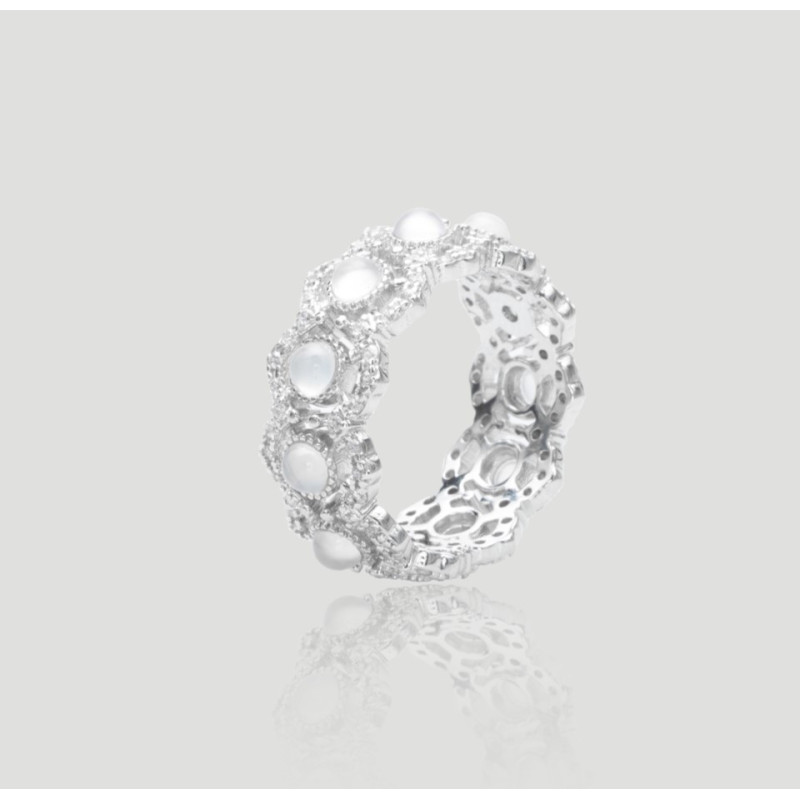 Artisan Gemstone Eternity Ring