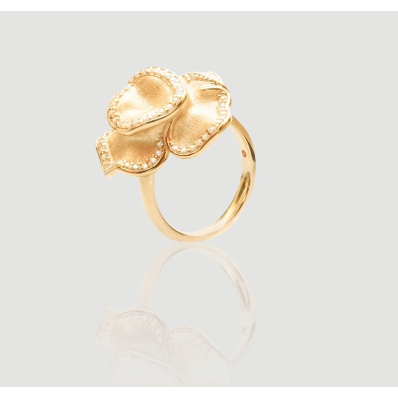 Floral Gold Ring