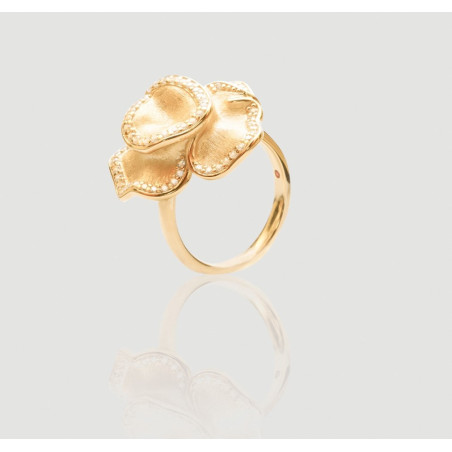 Floral Gold Ring