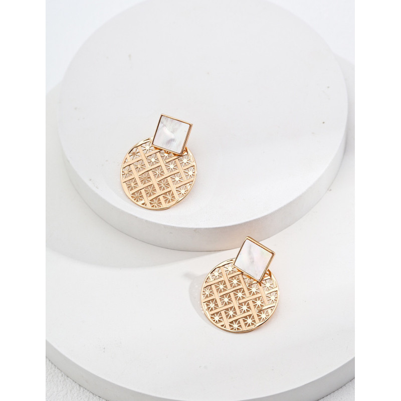 Geometric Starburst Earrings | Silver & Gold Studs