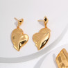 Heart Drop Earrings & Ring Set | Gold Plated Jewelry