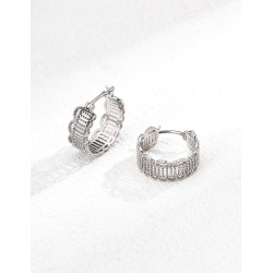 Silver Hoop Earrings | Cascade Design